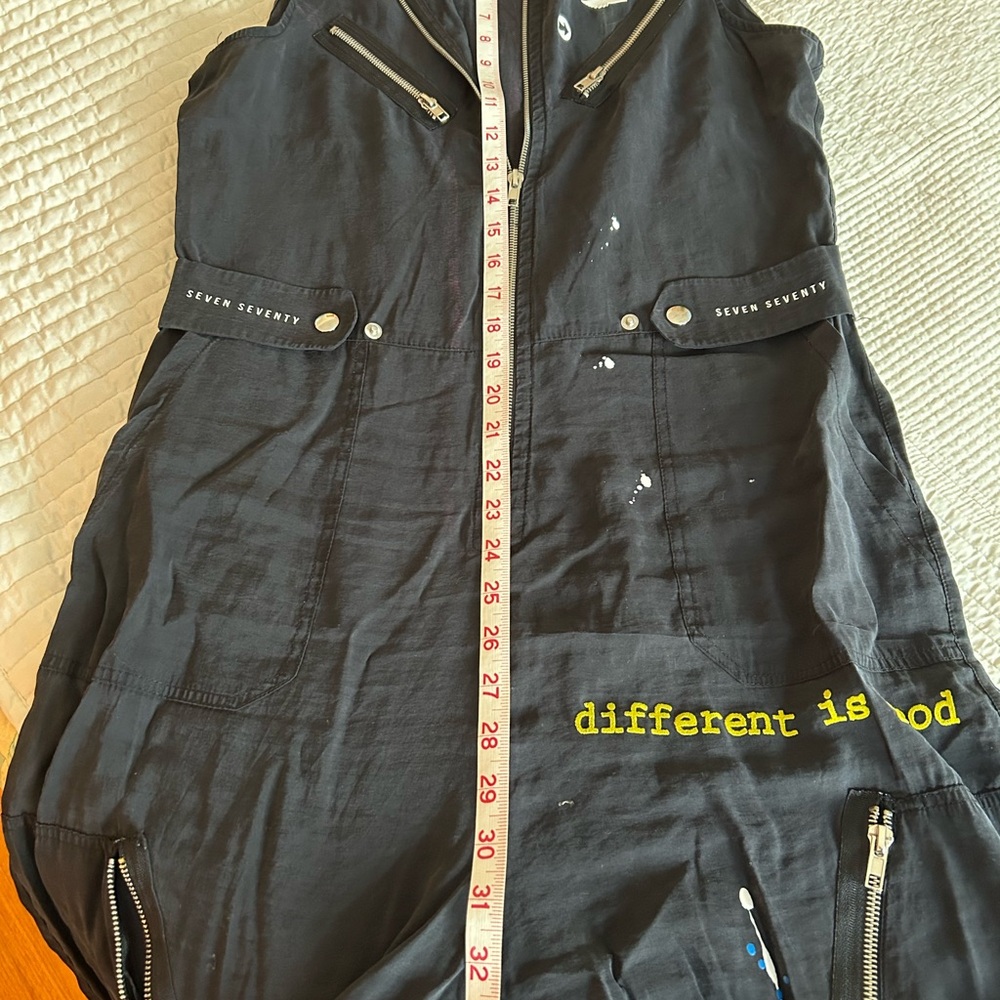 Seven Seventy Black Sleeveless zipper jumpsuit - Picture 14 of 16